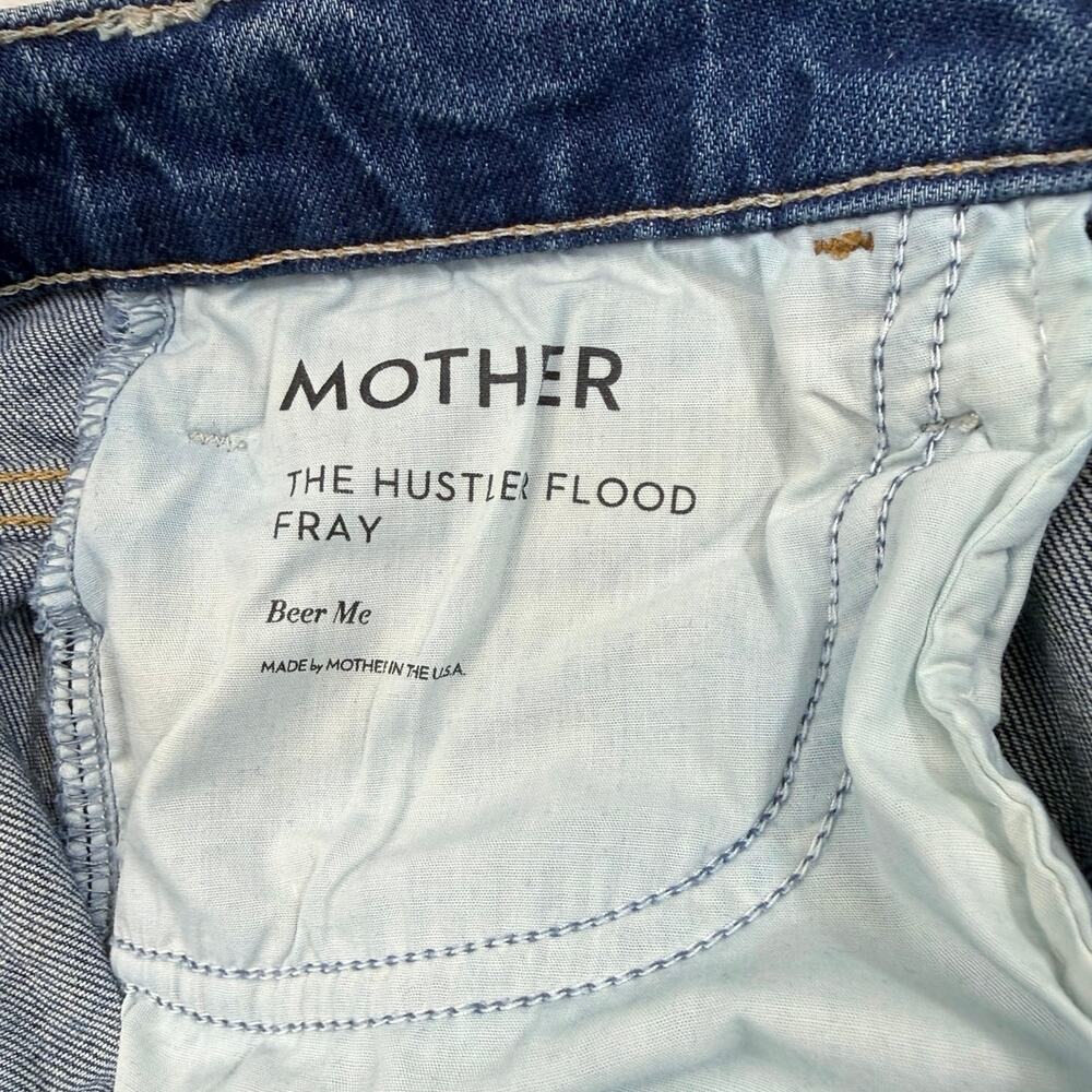 Mother SUPERIOR Hustler Flood Fray size 28 Beer Me Ankle Jeans - Picture 12 of 16